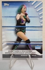 2021 Topps WWE Women’s Division #58 Asuka Earns a SmackDown Women’s Championship