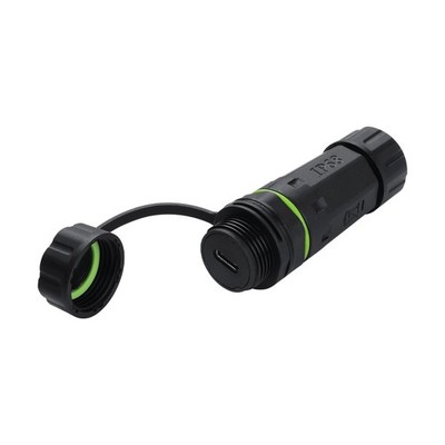 USB-C 3.1 Wasserdichter Panel Mount Stecker IP68
