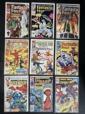Vintage Marvel Comic Book Lot (9) Spider-Man Fantastic Four McFarlane NEWSSTANDS