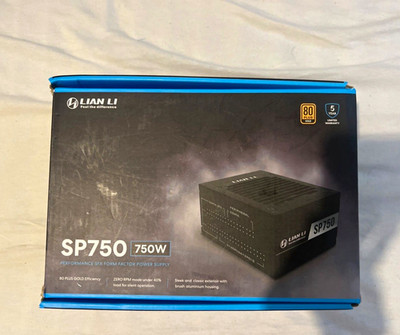 Lian Li SP750 750 W Gold SFX PC-Netzteil / Netzteile, Schwarz