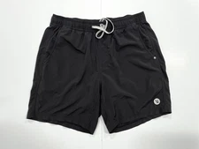 Vuori Kore Shorts Mens Large Black Lined Athletic Running Training Gym 7"