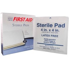 4"X4" Gauze Pads Latex Free Sterile 10.2cmX10.2cm 25 Pads/Box 2 Boxes MS-40425