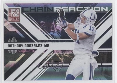 2009 Donruss Elite Chain Reaction Black 228/399 Anthony Gonzalez #10 1u6