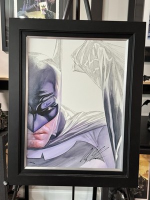  ALEX ROSS  Rough Justice:Batman  SIGNED COA #5/100 *RARE* 