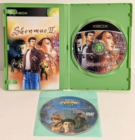 Shenmue II 2 Microsoft Xbox Sega With Bonus Movie Disc Rate Dreamcast USA