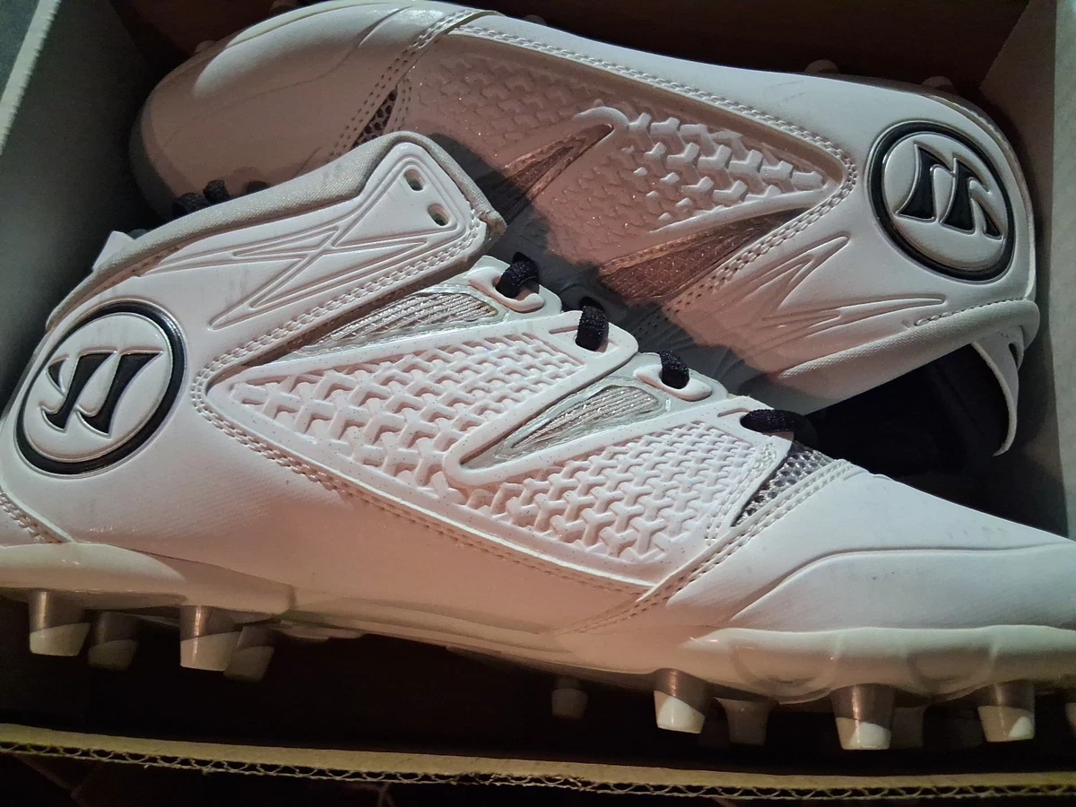 Warrior Second Degree‎ 3.0 White/Black Lacrosse Cleats size US12 Warrior Products Lacrosse Footwear for sale | eBay main image 3