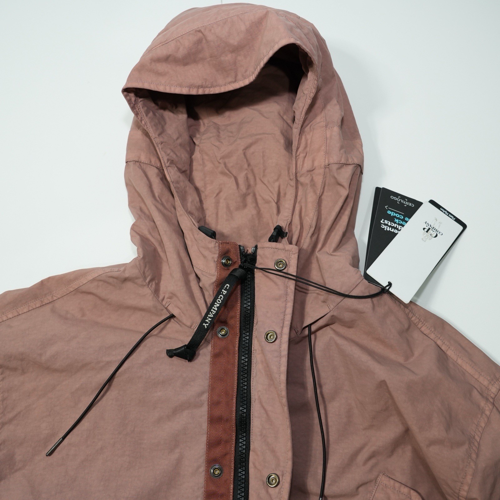 C.P. Company Flatt Nylon Overshirt Jacket Dusty Pink Size S – BNWT  thumbnail 7