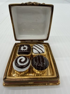 Vintage Neiman Marcus Limoges France Peint Main Truffles