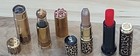 Vintage Lipstick Holder Norcrest With 2 Old Lipsticks & 2 Perfume Tube Holders — photo 7