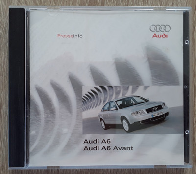 Audi A6 & A6 Avant Pressemappe CD Prospekt 2001