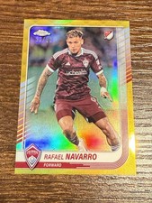 Rafael Navarro 2025 Topps Chrome MLS Gold # /50 Colorado Rapids