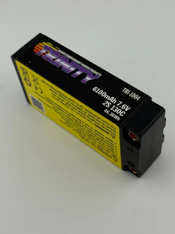 TRI-1004 Trinty 6100mAh 2S 7.6V 130C LiHV 5mm Bullets - Image 3 of 3