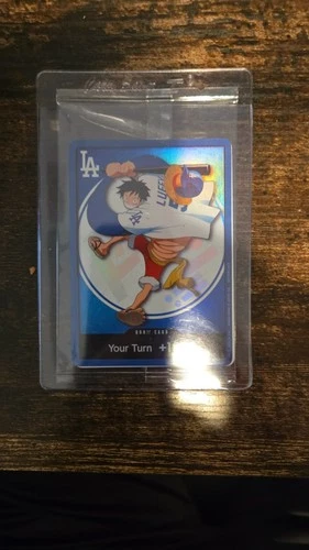 2026 ONE PIECE LOS ANGELES DODGERS MONKEY D LUFFY CARD PROMO 7/2/26 SEALED