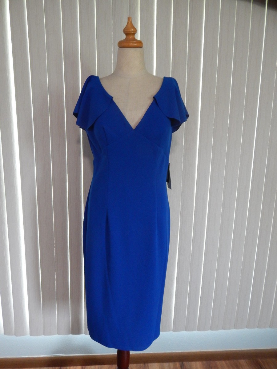 Marina Double V Bodycon Dress Cobalt at Nordstrom Rack - Womens Cocktail & Party Dresses - Wedding