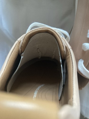 Clarks Unstructured Un Maui Women’s Blush Leather Lace-up Trainers size 4 - Picture 8 of 12