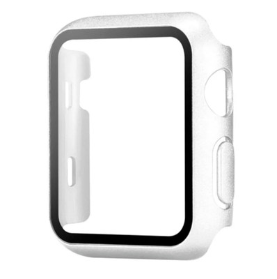 Schutzhülle für Apple Watch Series 7/8/9 Case Glas Display Schutzglas 41mm 45mm 