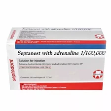 Sep ta nest 4% Articaine With 1:100,000 Epinephrine