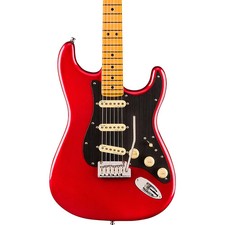 Fender American Ultra II Stratocaster Maple Fingerboard Guitar Sinister Red
