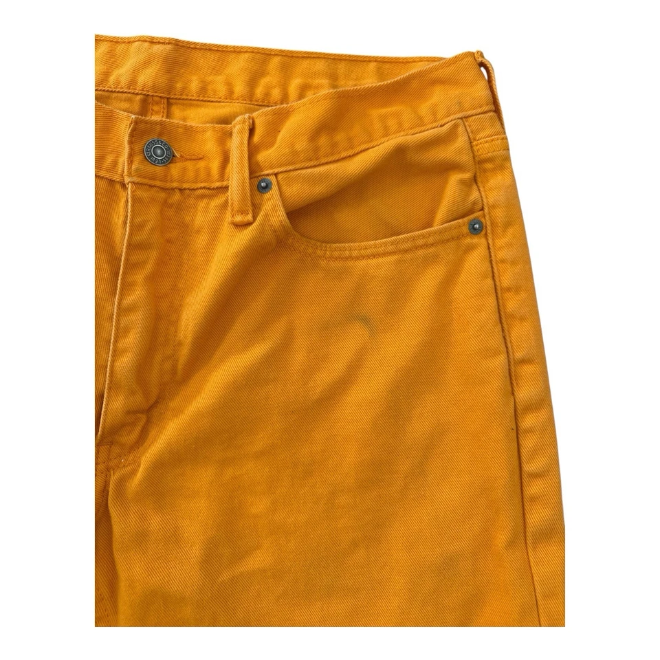 Jeans Levis 514 para hombre 34x34 (34x32) calce recto blanco lengüeta calabaza naranja Foto 4 de 4