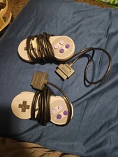 Super Nintendo OEM Wired Controller. Damaged, Untested. Buttons Are Not Sticky