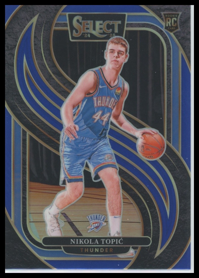 2024-25 Panini Select #171 Nikola Topic Blue Prizm