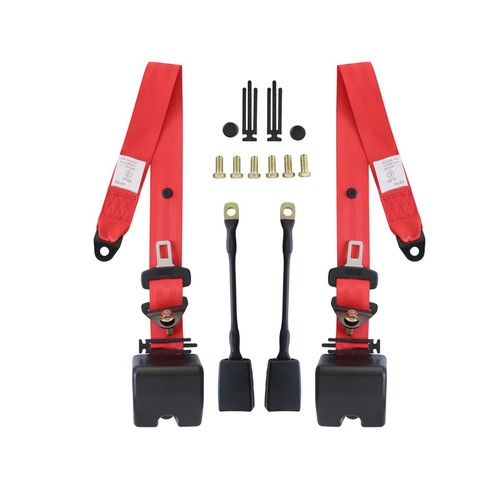 Globitex 3-Point Adjustable Seat Belt Set – Fits Chevrolet Trax, 2 Pack