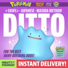 ✨ SHINY DITTO Foreign Japanese Masuda Method Breeding 6IV Pokemon Scarlet Violet