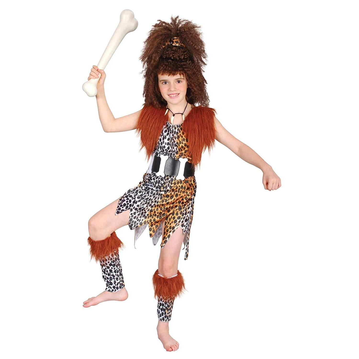 Bristol Novelty Disfraz infantil de niña de las cavernas (BN1246)