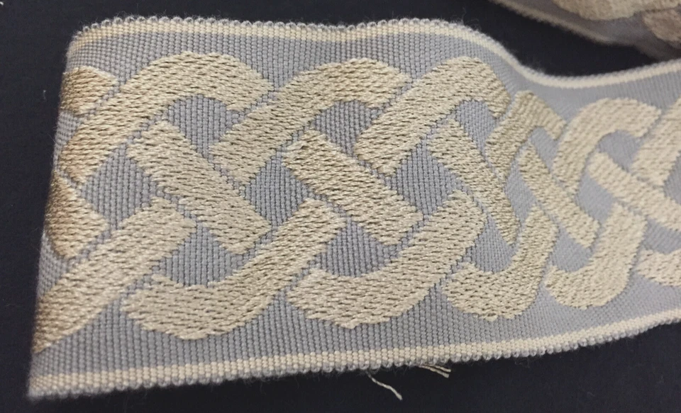 装饰织物装饰灰色锡纸2英寸宽X 123.5英寸长缝纫装饰窗帘 — 第 3/4 张图片