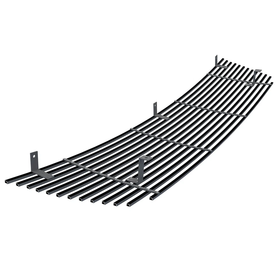 Fits 1992-2007 Ford Econoline Van Upper Stainless Black Billet Grille Insert - Image 3 of 4