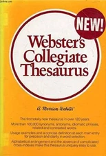 Websters Collegiate Thesaurus - Hardcover By Marie Weir Kay - VERY GOOD