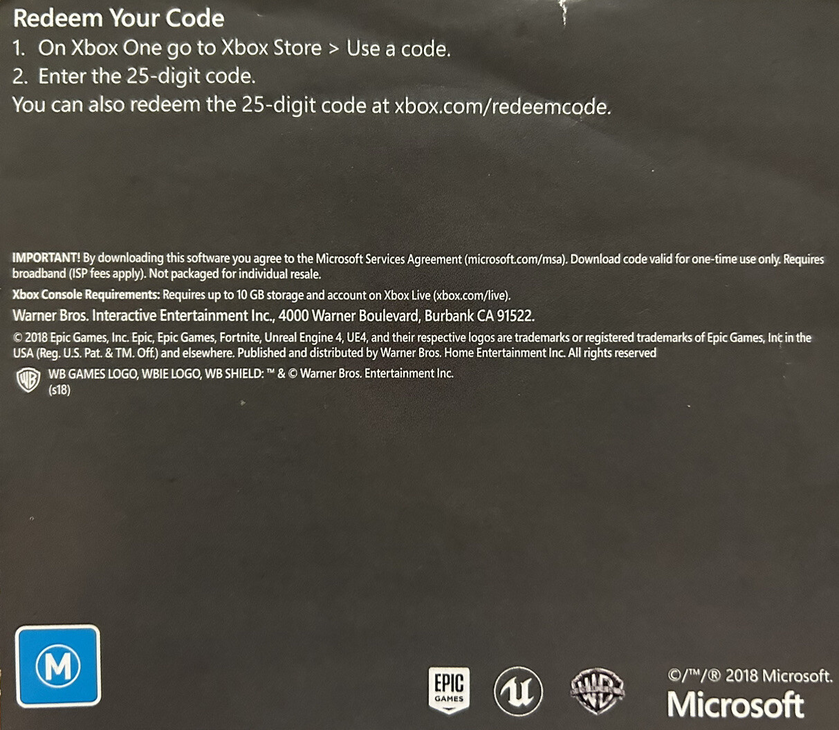 Fortnite Deep Freeze Bundle Xbox Code eBay