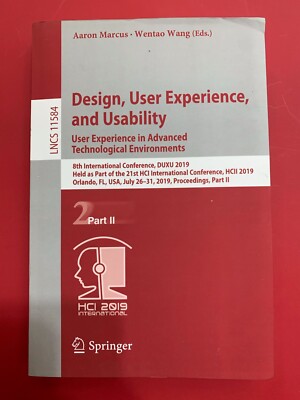 Lecture Notes in Computer Science Ser.: Design, User Experience and Usability