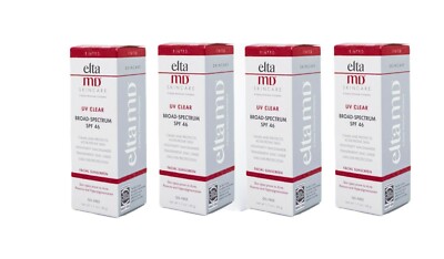 EltaMD Skincare UV Clear Broad-Spectrum SPF46 TINTED (1.7oz/48g)*4 PACK/