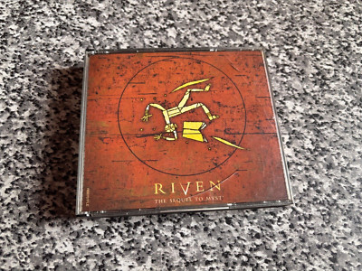 RIVEN THE SEQUEL TO MYST 5 DISK BOX WINDOWS 95 MAC OS