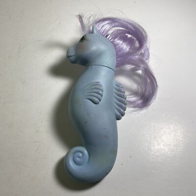 My Little Pony G1 Seahorse 1984 Sea Pony Blue Purple Original Hong