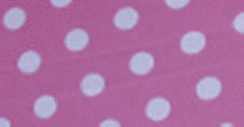 Children's Rain Sun Ruffled 32" KIDS Parasol Umbrella DOTS Pink Blue or Yellow - Picture 2 of 4