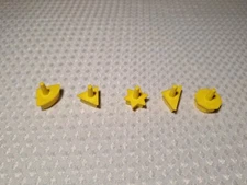 Vintage 1975 Lakeside Perfection Replacement Game Part Piece Shape Pegs Lot 5 #4