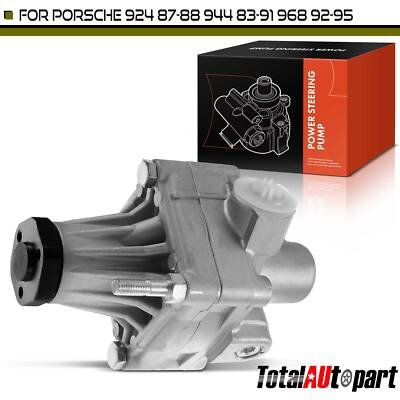 Power Steering Pump Aluminum w/o Reservoir for Porsche 924 87-88 944 83-91 968