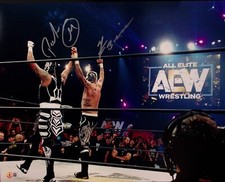 Penta Pentagon Jr. & Rey Fenix Signed 16x20 Photo BAS COA WWE Lucha Libre AAA B