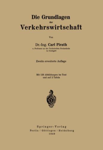 Thumbnail - Die Grundlagen Der Verkehrswirtschaft 2579