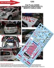 DECALS 1/18 REF 1266 FIAT ABARTH GRANDE PUNTO BASSO RALLYE MONTE CARLO 2009