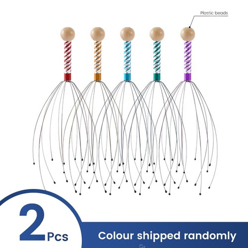 Octopus Head Massager Claw Scalp Stress Relief Relax Massage Head Scratcher - 第 27/28 張圖片