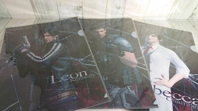Resident Evil Vendetta BIOHAZARD Plastic Folder Set of 3 Mini Poster Style USED