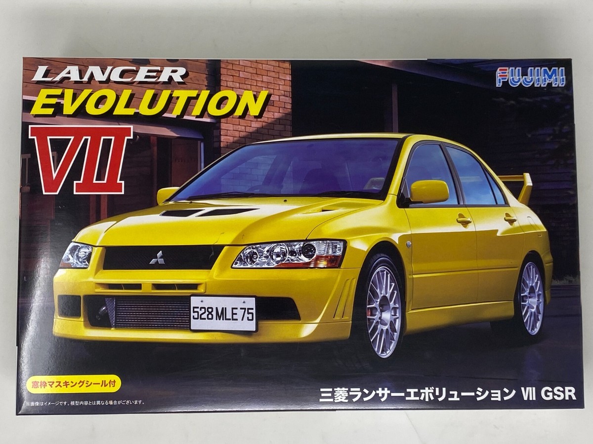 Fujimi 1/24 Scale Mitsubishi LANCER Evolution VII GSR Plastic