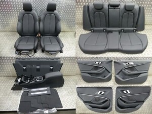 BMW 2 F44 SPORT Lederausstattung Sitze Seats ERHITZ Sensatec Schwarz 14 km
