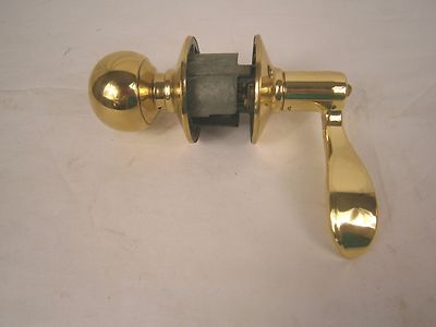 Entrance Right Hand Lock Set F51-ORB-505-ACC-605 Polished Brass 1154HW ...