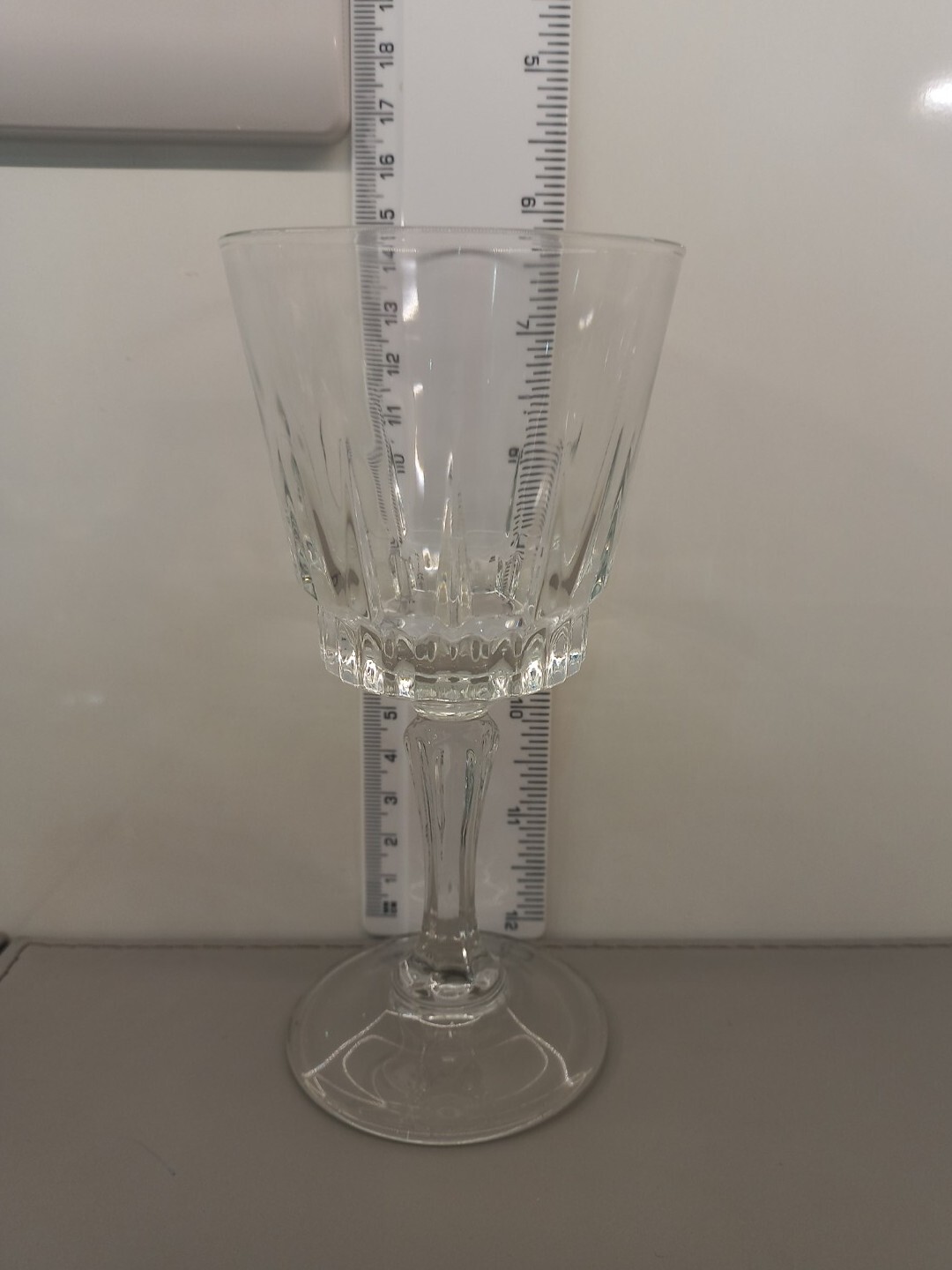 Set Of 5 Goblet Shaped Wine Glasses eBay