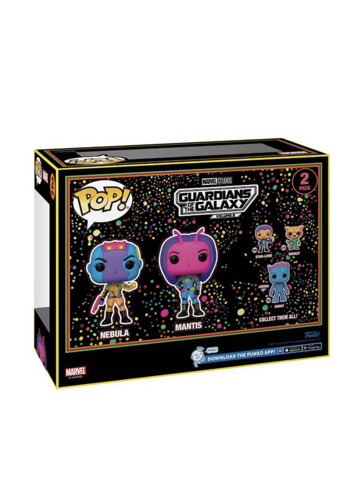FUNKO POP! GotG 3マンティス&ネビュラ　2パック　ブラックライト FUNKO POP! GotG 3マンティス&ネビュラ 2パック ブラックライト