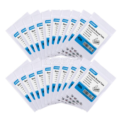 AZDENT Buccal Tube 1st Molar Bondable Split Non-Convertible Roth 0.022 - Foto 3